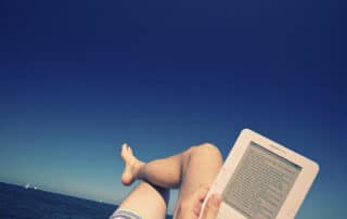 Kindle am Strand