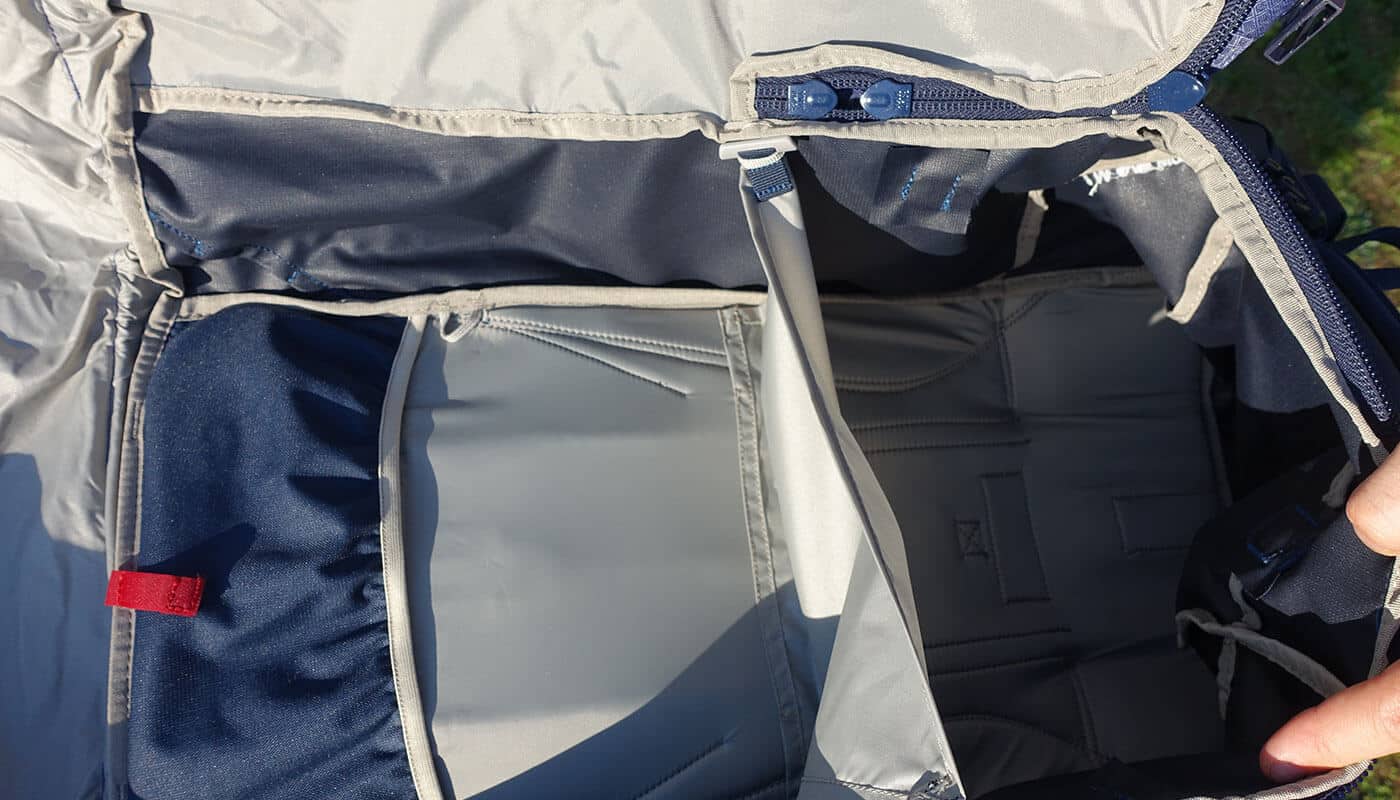 Erfahrung-Vaude-Astrum-Evo-Innenleben Vaude Astrum Evo Test Fächer