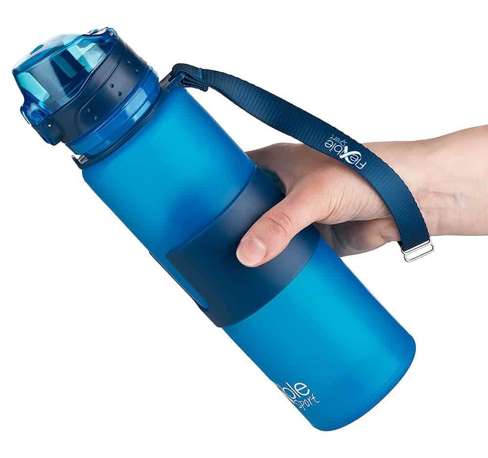 Faltbare Trinkflasche Test Auslaufsicher und super platzsparend