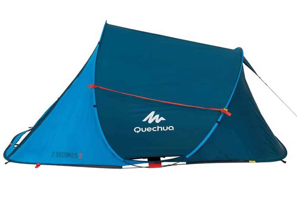 Test: Das QUECHUA- WURFZELT / PAVILLON BASE SECONDS als Vorzelt