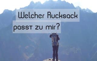 Rucksack Kaufberatung